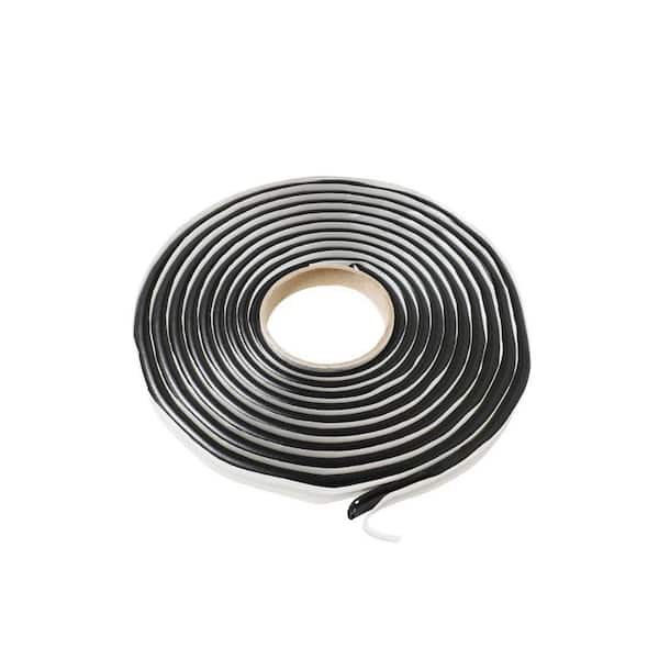 3/8 in. x 20 ft. Round Black Butyl Sealant Rope