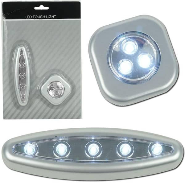 Trademark 3 and 5 LED Touch Light Set with Mounts-DISCONTINUED