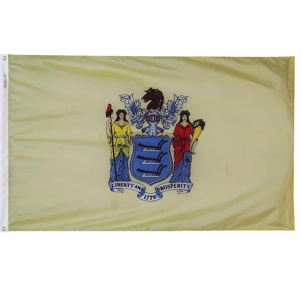 Annin Flagmakers 2 ft. x 3 ft. New Jersey State Flag
