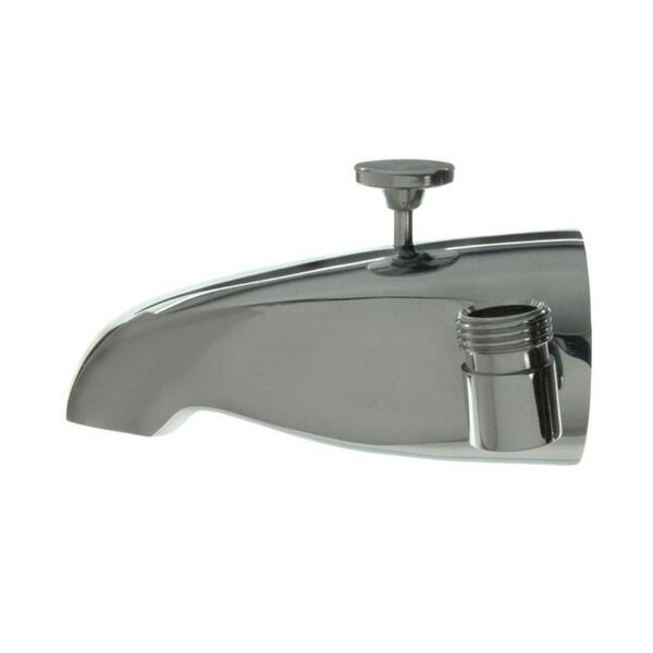 DANCO 5 in. Tub Spout with Shower Connection in Polished Chrome