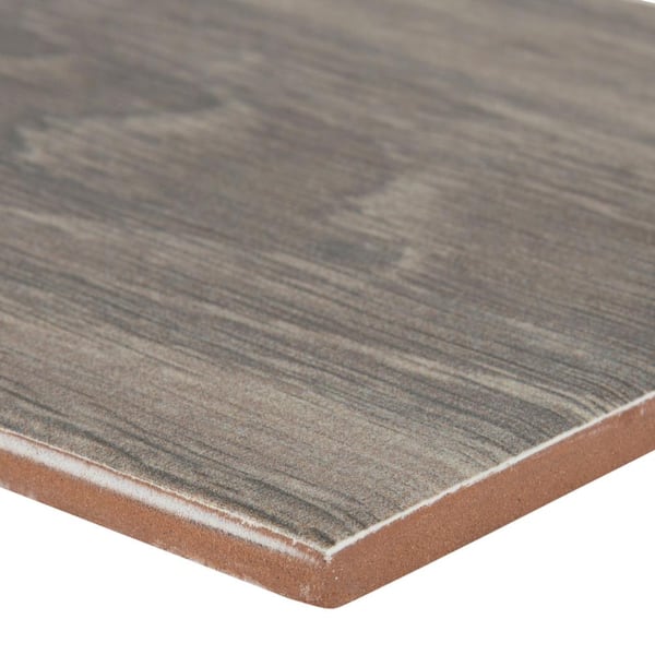 Mainstreet Grey 6 in. x 24 in. Matte Ceramic Floor and Wall Tile (17 sq. ft./Case)
