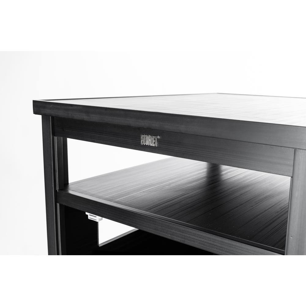 Espresso ECOFLEX Jumbo Litter Box Enclosure End Table