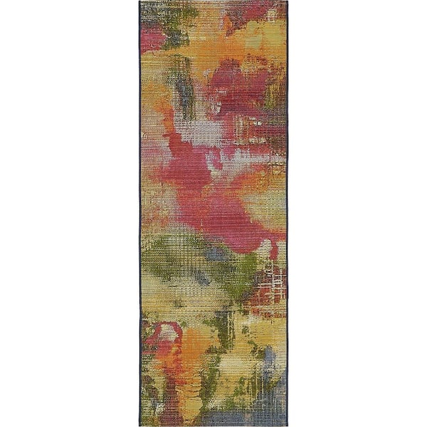 Outdoor Azera Multi 2' 0 x 6' 0 Runner Rug