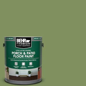 1 gal. #PPU10-03 Green Energy Low-Lustre Enamel Interior/Exterior Porch and Patio Floor Paint