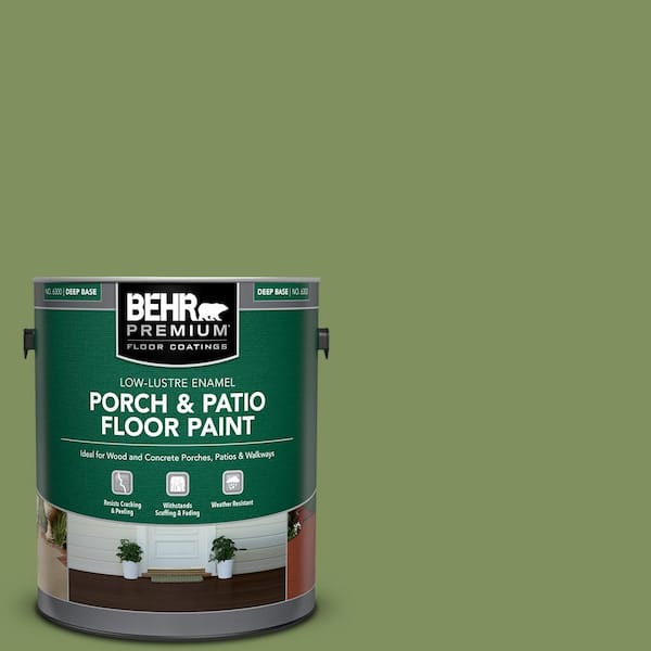 1 gal. #PPU10-03 Green Energy Low-Lustre Enamel Interior/Exterior Porch and Patio Floor Paint