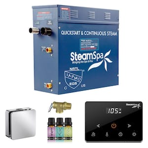 Oasis Series 7500-Watt Steam Generator with Continuous Steam Plus Fully Wireless Handheld Control in Polished Chrome