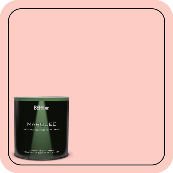 BEHR MARQUEE 1 qt. #190C-2 Full Bloom Semi-Gloss Enamel Exterior Paint & Primer