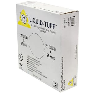 Liquid Tight 2-1/2 x 25 ft. Flexible Steel Conduit