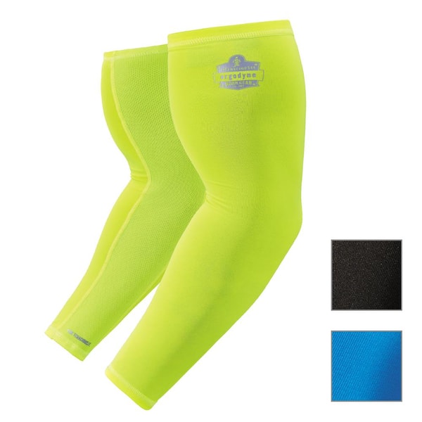 Ergodyne Chill Its 6690 Large Lime Cooling Arm Sleeves 6690 The Home Depot