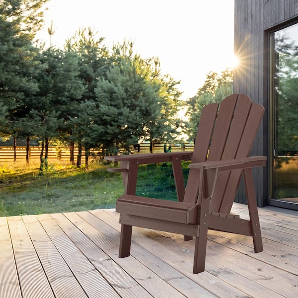 HOMMOW Durable Adirondack Chair Patio Chairs Fire Pit Chairs