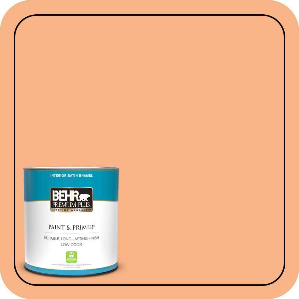 1 qt. #250D-4 Autumn Mist Satin Enamel Low Odor Interior Paint & Primer price history on PriceWatchPro
