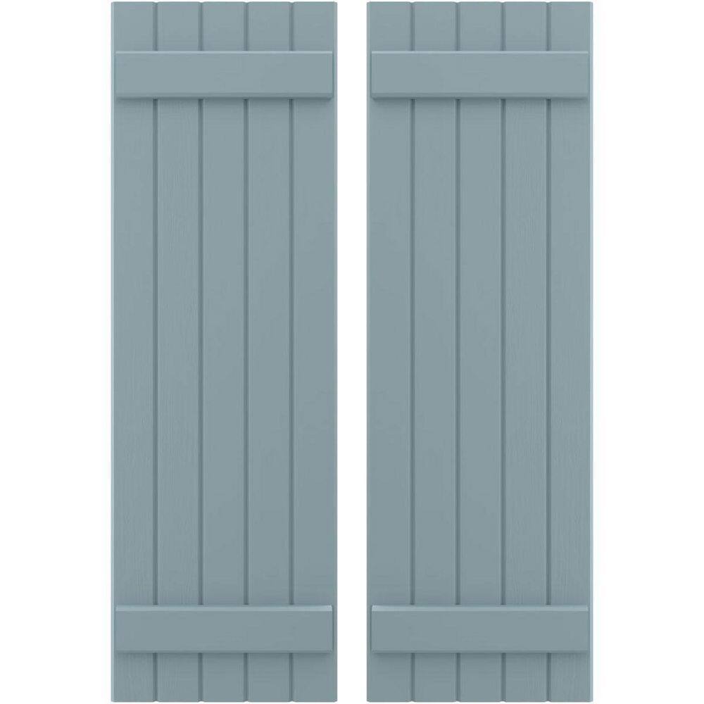 UPC 196595619960 product image for 17-1/2 in. W x 52 in. H Americraft 5-Board Exterior Real Wood Joined Board and B | upcitemdb.com