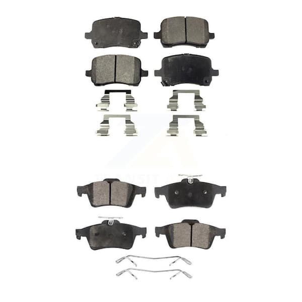 TEC Front Rear Ceramic Brake Pads Kit For Pontiac Solstice Saturn Sky KTC-100023