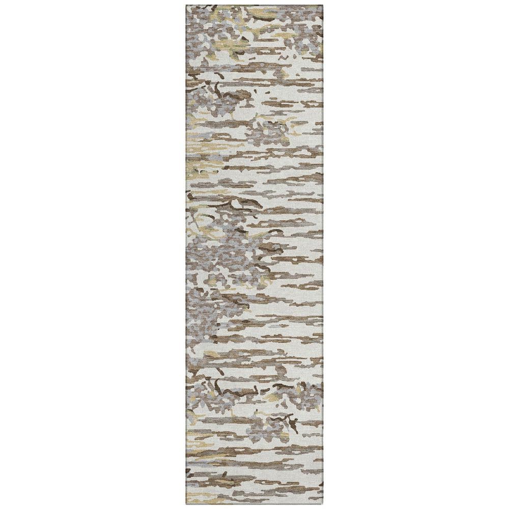 Chantille Machine Washable Indoor/Outdoor Abstract ACN2839 Ivory 2 ft. x 7 ft. Runner Rug price history on PriceWatchPro