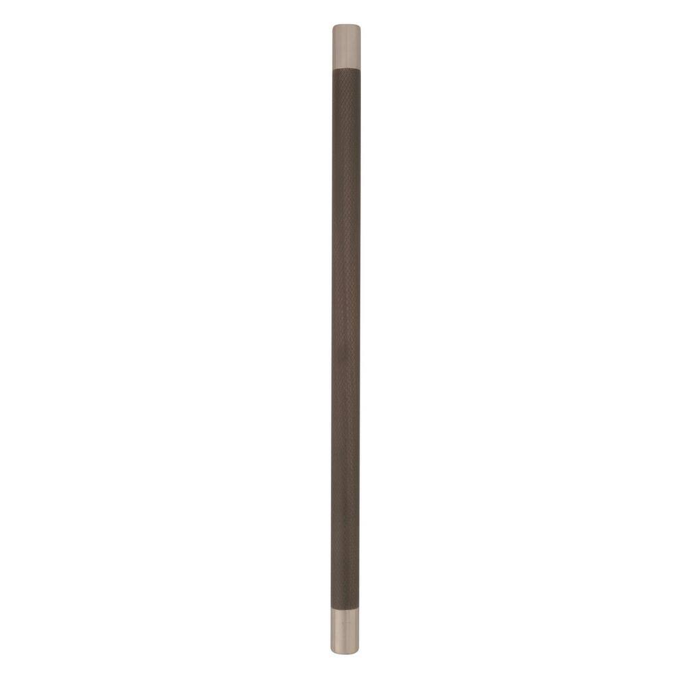 Esquire 12-5/8" Satin Nickel and Bronze Cabinet Pull