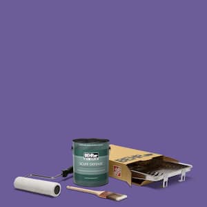 1 gal. P560-6 Just a Fairytale Ultra Semi-Gloss Enamel Interior Paint and Wooster Set All-in-1 Project Kit (5-Piece)