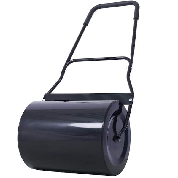 Ami Heavy-Duty 19.5 in. W 16 Gal. Tow Behind Water/Sand Filled Sod Drum Roller, Lawn Roller