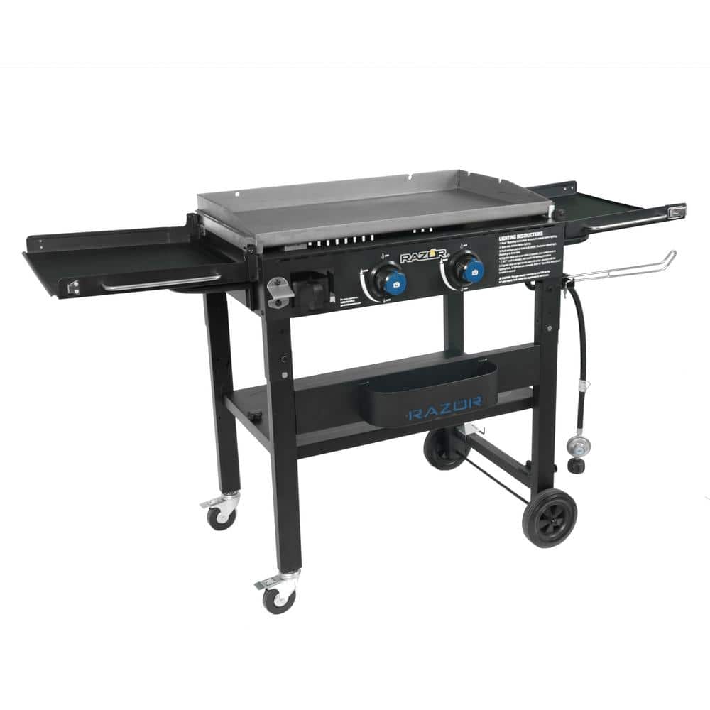 Razor 2-Burner Black Stainless Steel Propane Gas Grill