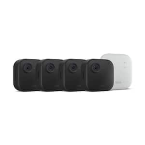 Outdoor 4 XR-Wireless Battery Operated Outdoor Security Camera System with 4-Cameras and Included Sync Module XR, Black