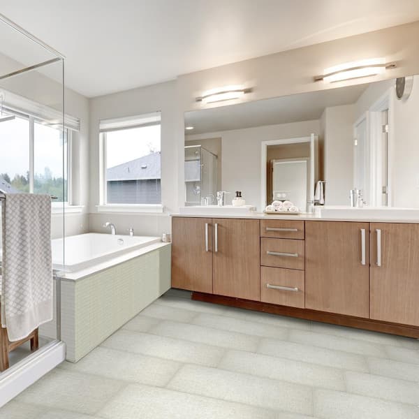 Porcelain Floor And Wall Tile, Linen Tile Bathroom