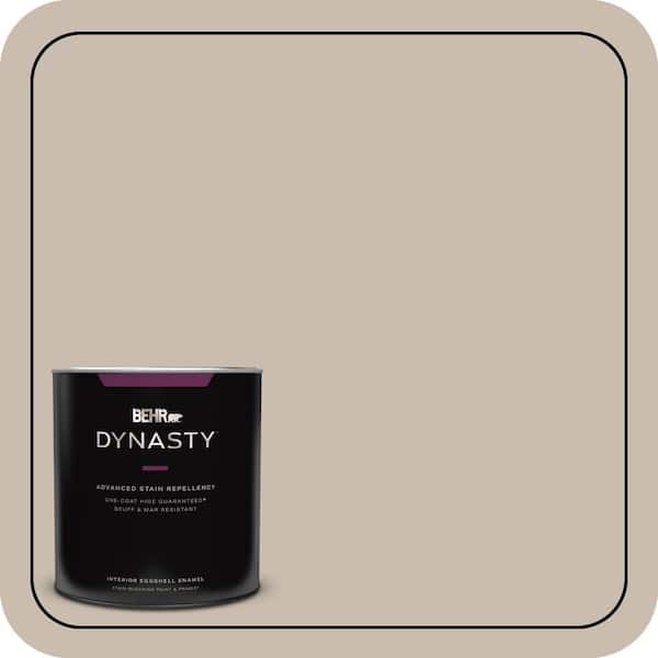 BEHR DYNASTY 1 qt. #PPU5-13 Creamy Mushroom One-Coat Hide Eggshell Enamel Interior Stain-Blocking Paint & Primer