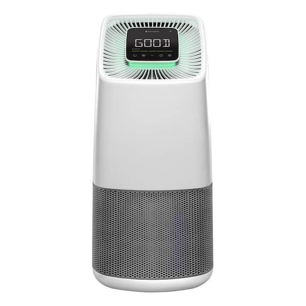 GreenTech Environmental 1325 sq. ft. HEPA - True Filter Whole House Air Purifier in White with ODOGard