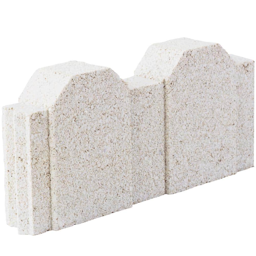 ★追跡&関税込【Lack of Color】STONE RANCHER 4-in H x 11.6-in L x 7-in D Sand Concrete Retaining Wall