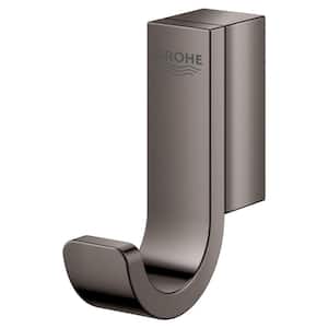 Selection Wall Mount Robe Hook in Hard Graphite