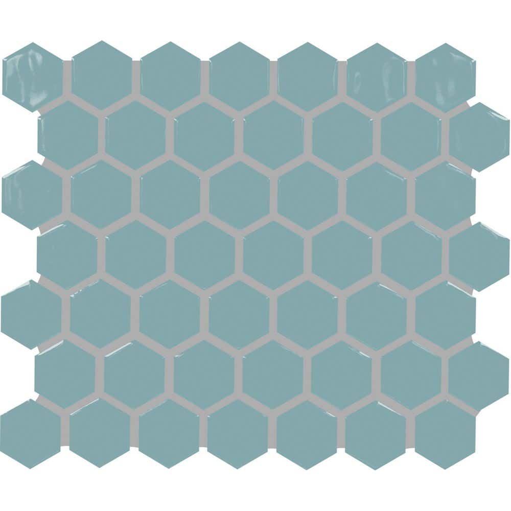 Marazzi Artezen Classic Blue 12 in. x 10 in. Glossy Ceramic
