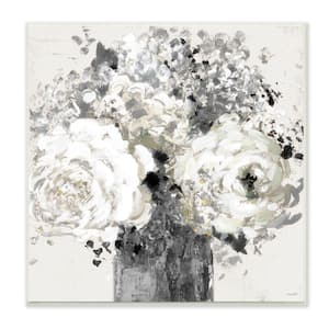 Abstract Floral Arrangement Expressive Flowers By Lanie Loreth Unframed Print Nature Wall Art 12 in. x 12 in.