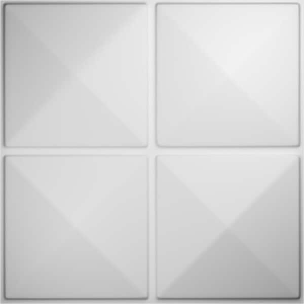 19 5/8"W x 19 5/8"H Richmond EnduraWall Decorative 3D Wall Panel Covers 32.1 Sq. Ft. (12-Pack for 32.1 Sq. Ft.)
