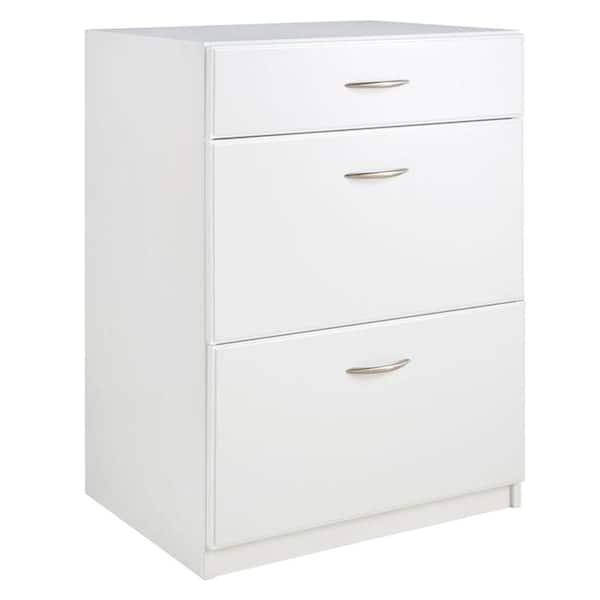 ClosetMaid Dimensions 3-Drawer Laminate Base Cabinet in White