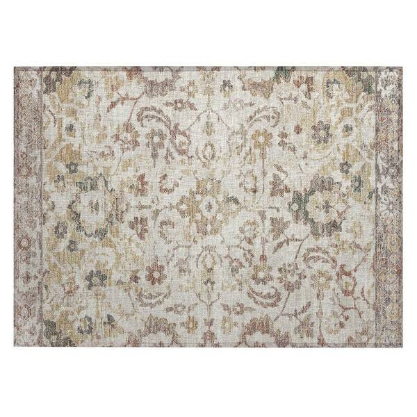 Chantille Machine Washable Indoor/Outdoor Abstract ACN3165 Cream 2 ft. x 3 ft. Accent Rug