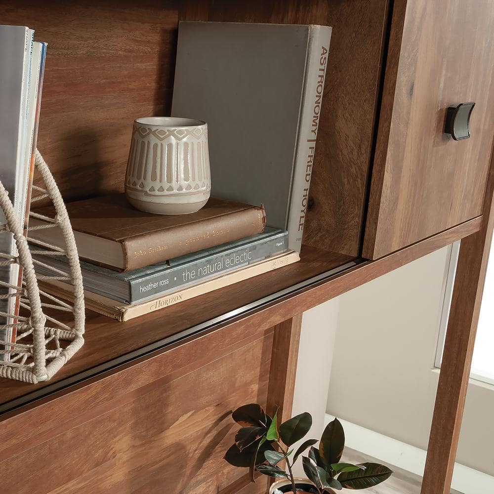 Sindoori Mango Wood Computer Desk with Hutch and Drawers