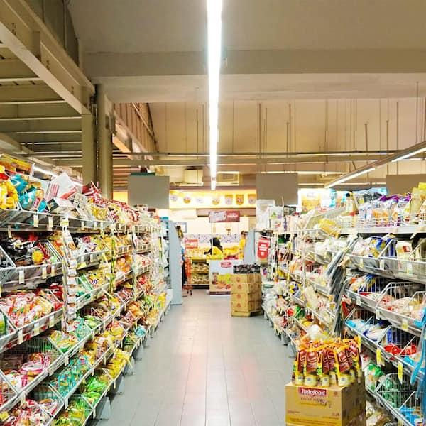 4 ft. 42-Watt White Finish LED Linkable Shop Light with Pull Chain On/Off for Garage and Workbench, 2-Pack