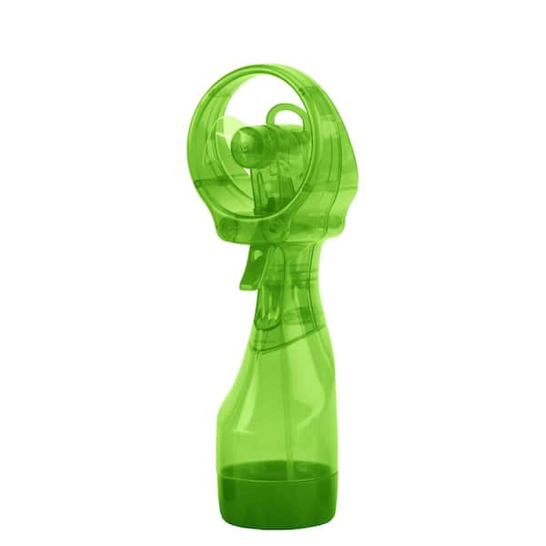 Deluxe 3.07 in. Water Misting Fan in Green