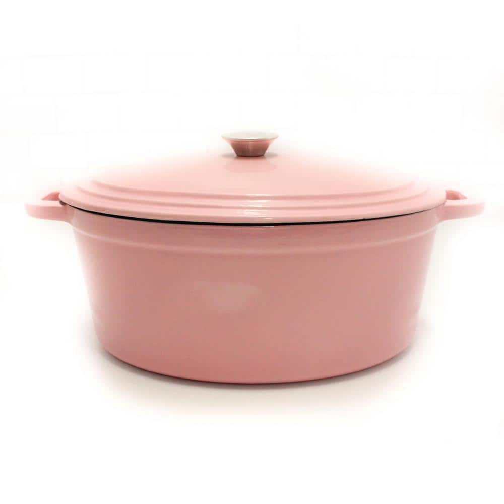 BergHOFF Neo 8 Qt. Pink Cast Iron Covered Casserole Dish 2211075
