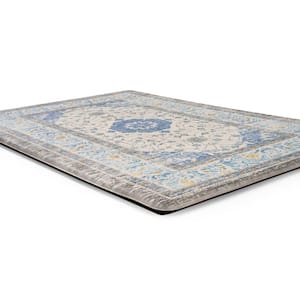 Blue 18 in. x 30 in. Persian Traditional Anti Fatigue Standing Mat
