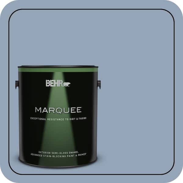 BEHR MARQUEE 1 gal. #580F-4 River Valley Semi-Gloss Enamel Exterior Paint & Primer