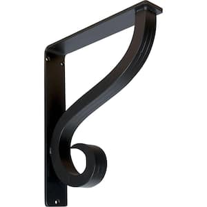 Ashford 2 in. x 12 in. x 10 in. Wrought Iron Bracket