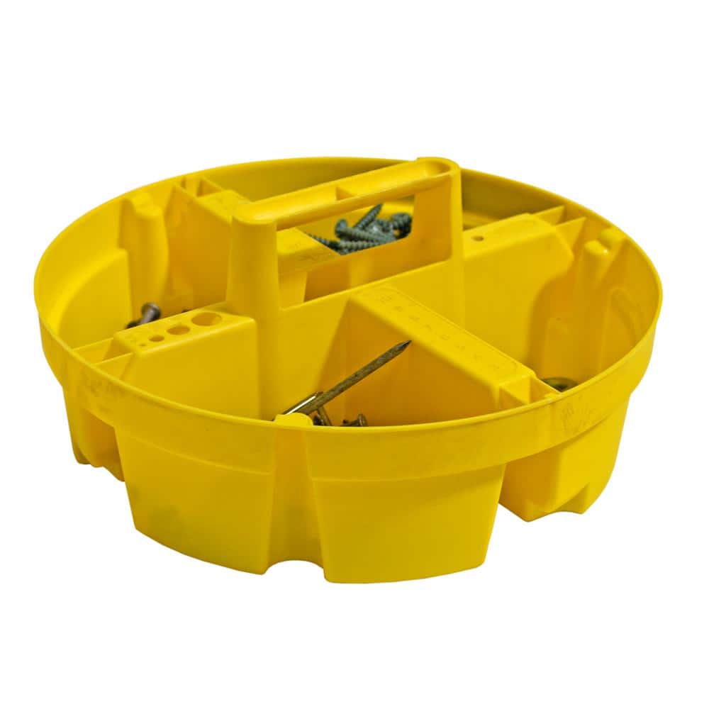 Bucket Boss 15051 5 Gallon Bucket Stacker Parts Organizer Trays - Quantity 8, Size: 4.5
