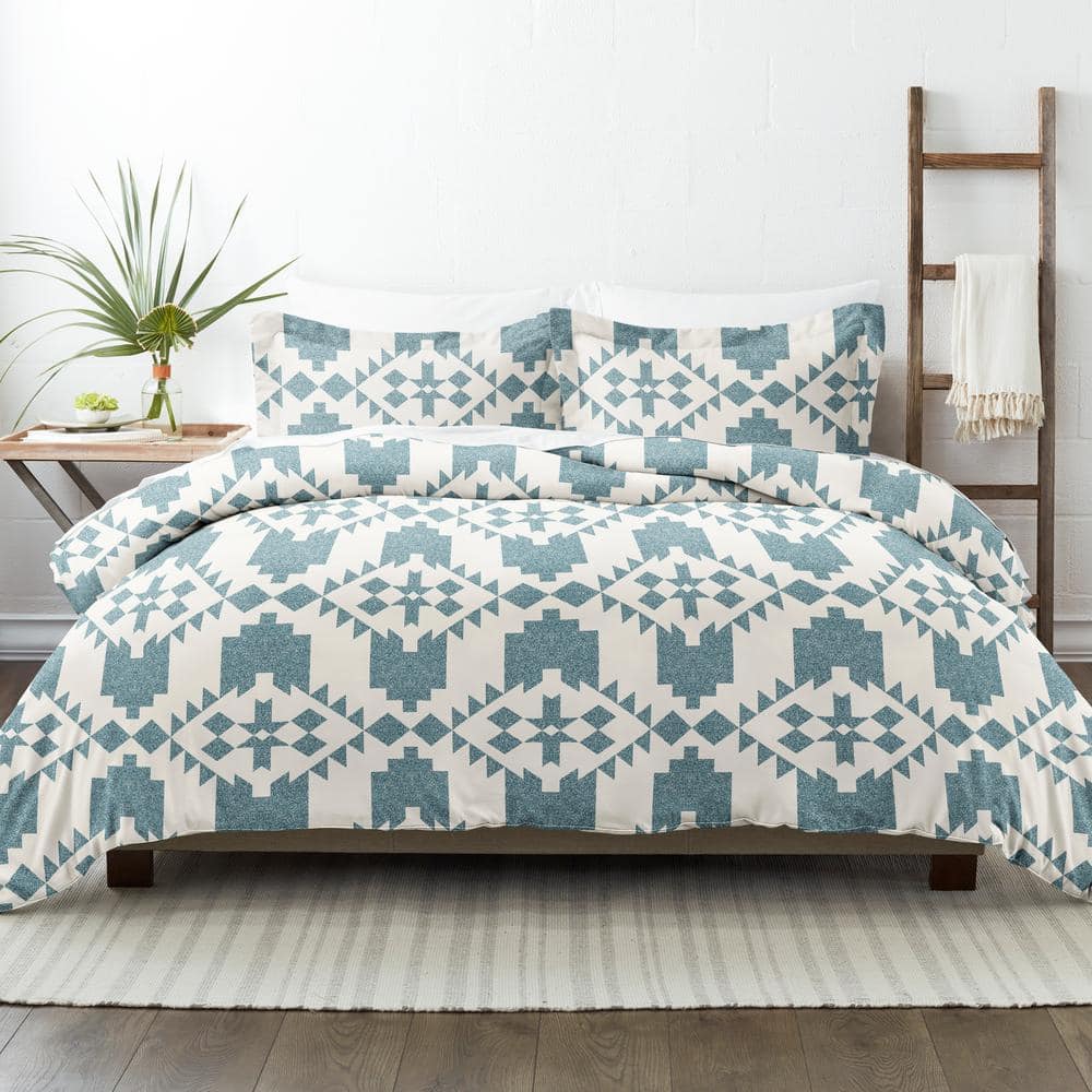 Modern Boho Prints Ultra Soft Duvet Cover Set, Easy Care, Matching Shams -  Becky Cameron, Arrow Dreams / Gray, King/California King