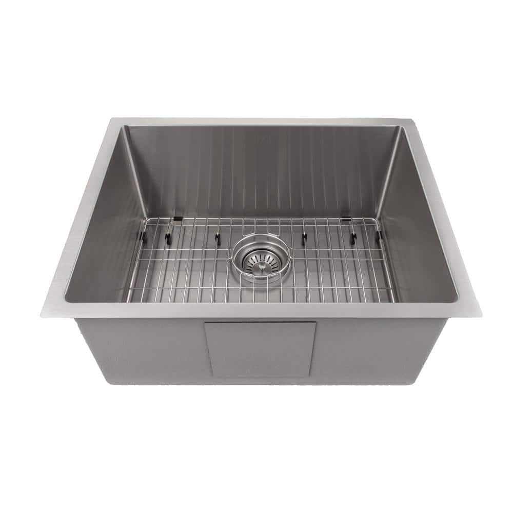 Meribel Stainless Steel 23" Drop-in Single Bowl Kitchen Sink