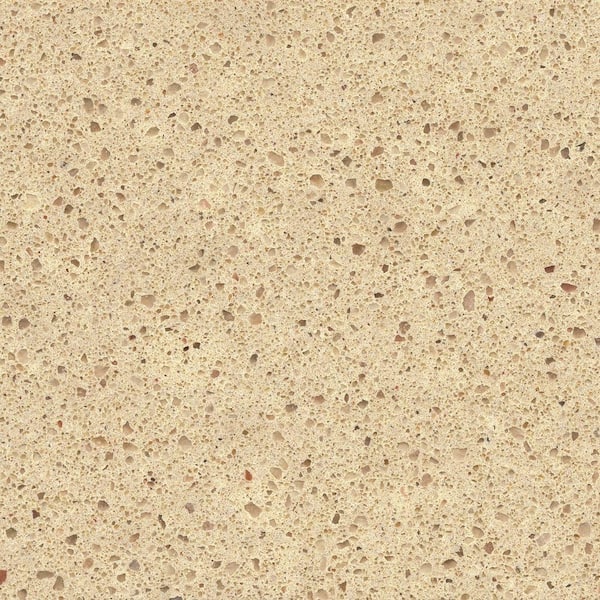 2 in. x 4 in. Quartz Countertop Sample in Urban Cream