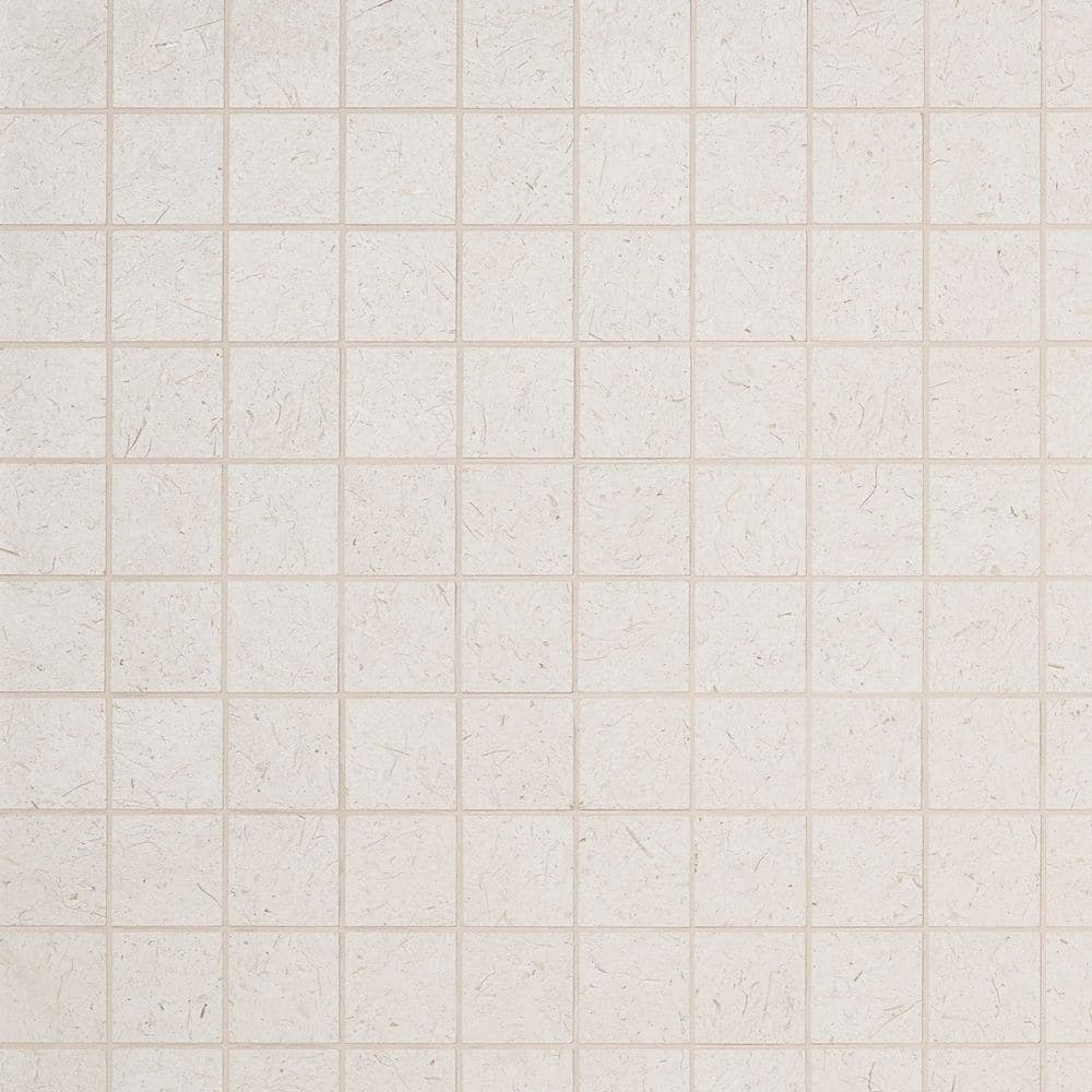Illume Cream 11.81 in. x 11.81 in. Limestone Look Matte Porcelain Mosaic Floor and Wall Tile (0.96 sq. ft. / Each) price history on PriceWatchPro