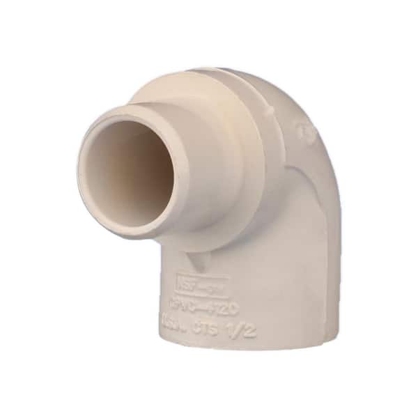 Charlotte Pipe 3/4 in. CPVC CTS 90 Degree Hub x Spigot Street Elbow
