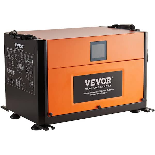 190 pt. 2400 sq. ft. Bucketless Commercial Dehumidifier in Orange with Auto Defrost for Crawl Spaces and Job Sites
