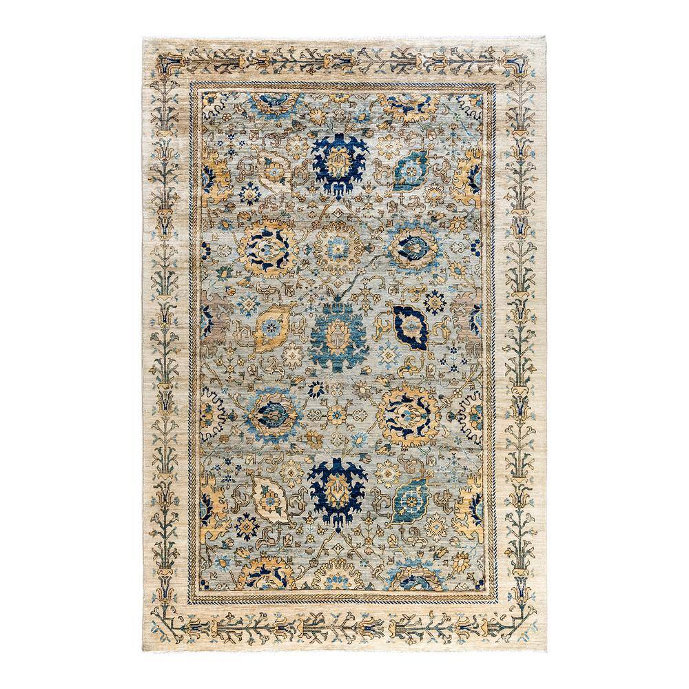 Serapi Gray 6 ft. x 9 ft. Tribal Wool Indoor Area Rug price history on PriceWatchPro