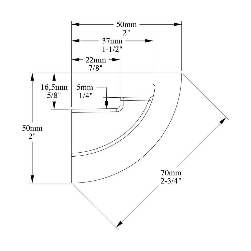 78-Inch Primed White Polyurethane Crown Moulding