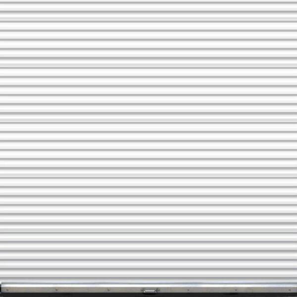 Clopay Roll-Up Collection 10 ft. x 8 ft. Non-Insulated Glossy White Garage Door without Windows RU108GW
